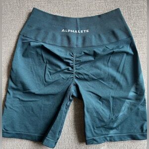 Alphalete amplify biker shorts, size medium